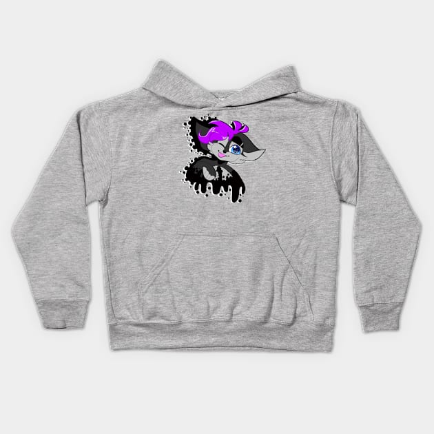 Shadow cat Kids Hoodie by LazyKat1